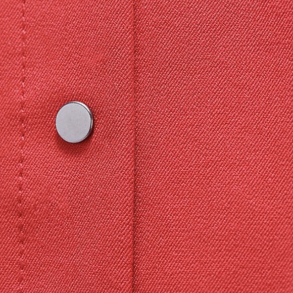 NEW Isaac Misrahi Red Currant Straight Leg Snap Hem Regular Stretch Pants 26W 3X - Picture 6 of 10